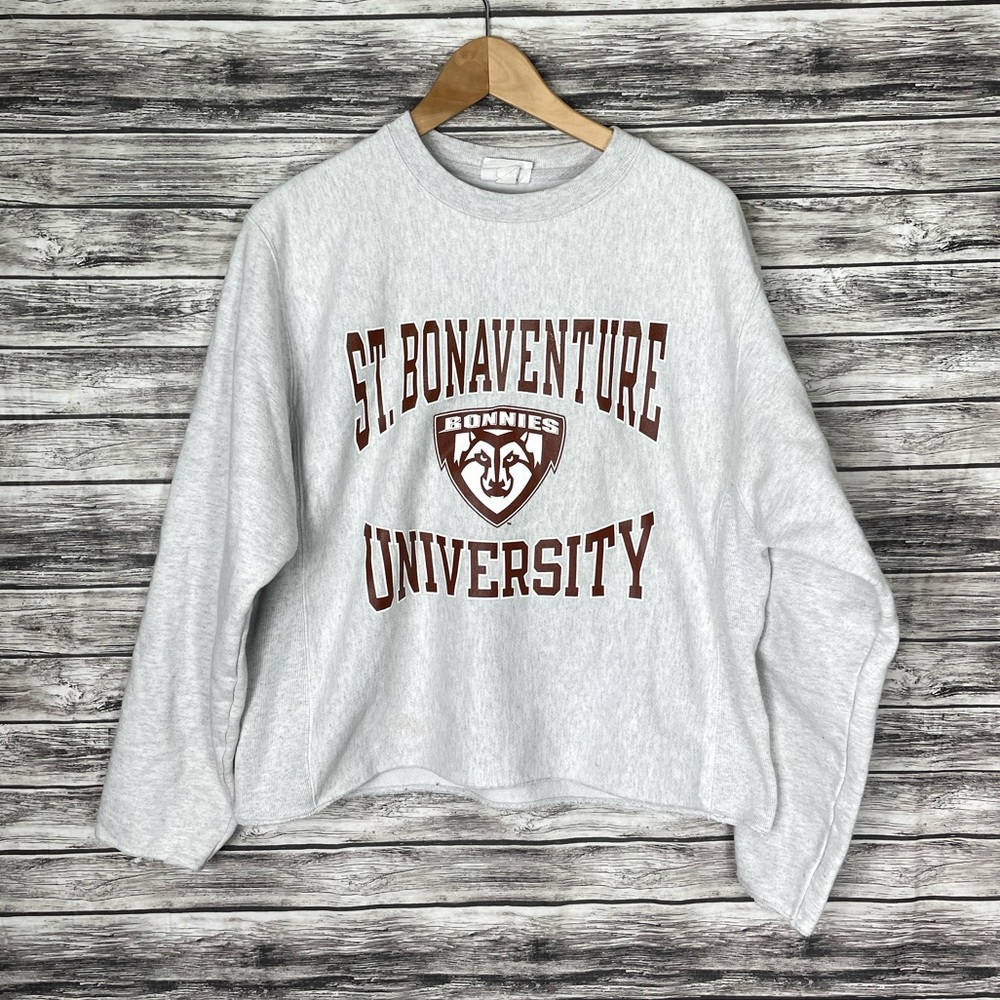 Vintage Champion St. Bonaventure Sweatshirt - Medium